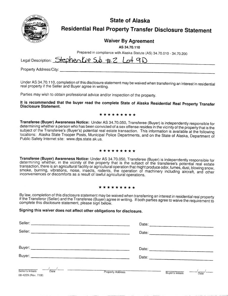 Residential Real Property Transfer-1